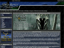 Tablet Screenshot of lotro.tault.com